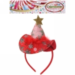 Ободок карнавальный с подсветкой «Колпак с звездой»