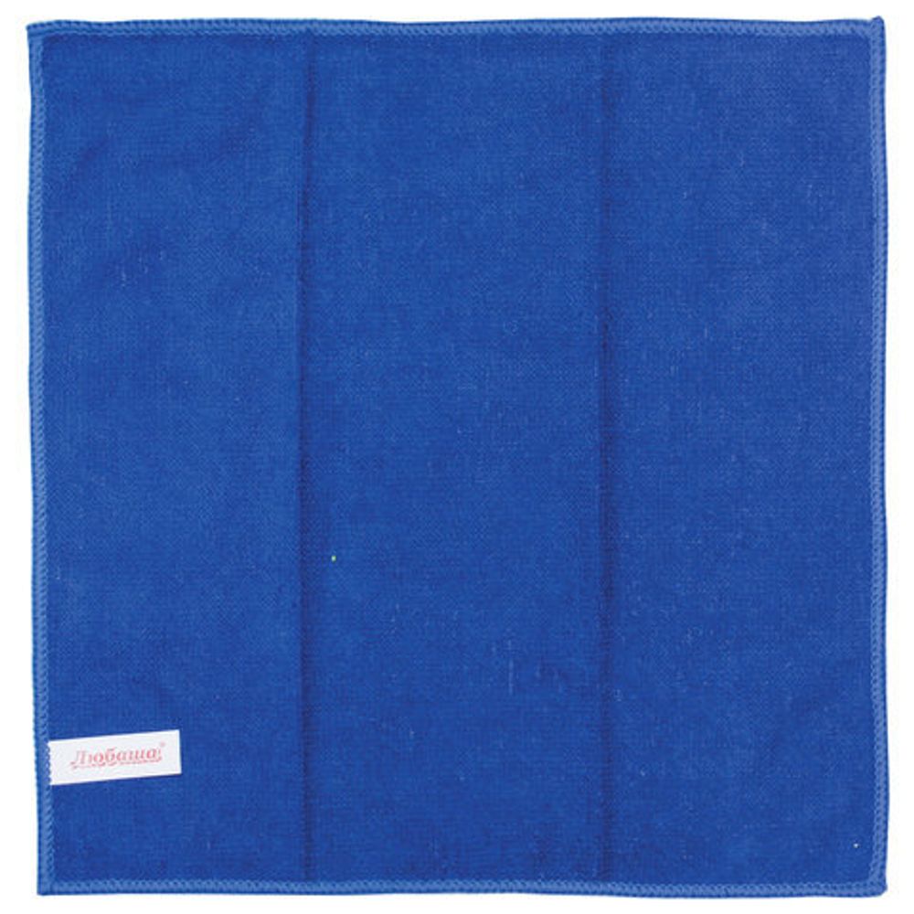 Салфетки из МИКРОФИБРЫ универсальные 30х30 см, КОМПЛЕКТ 5 шт., ассорти, 180 г/м2, ЛЮБАША, 603942