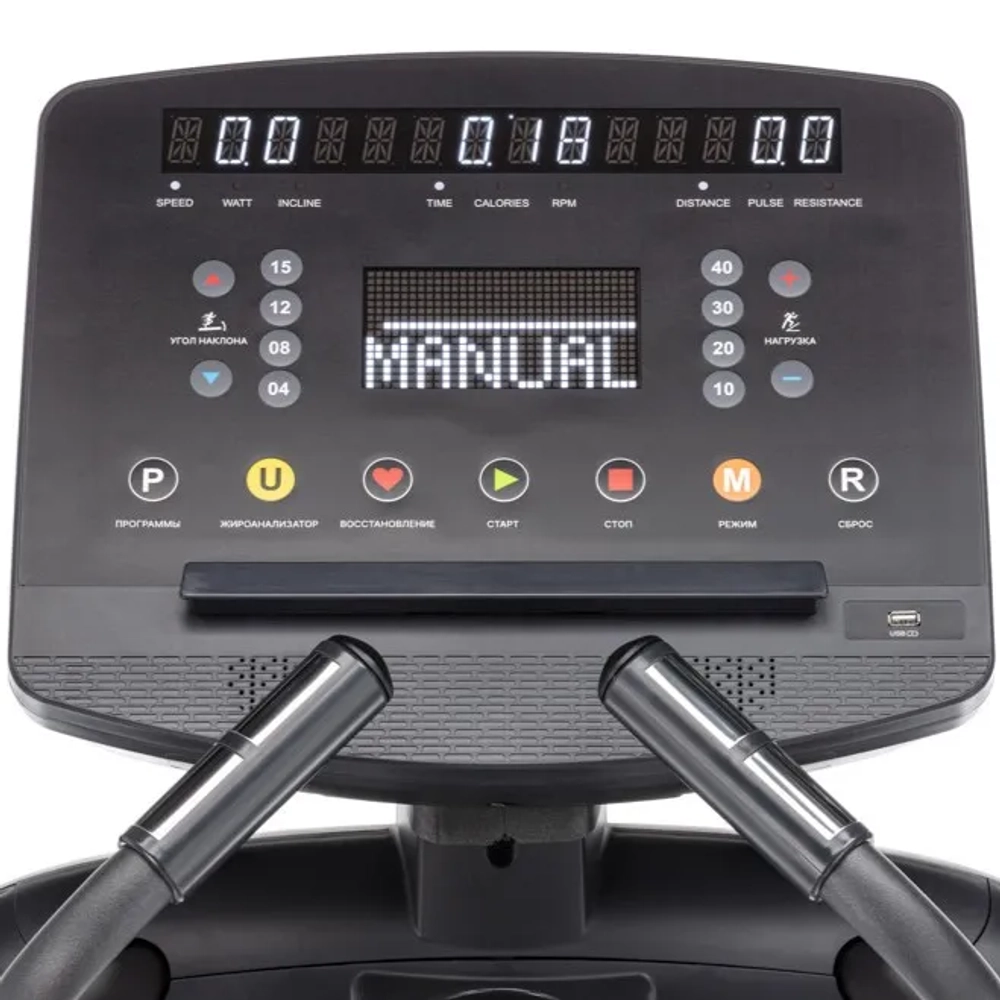 Эллиптический велотренажер с автонаклоном BRONZE GYM E1000M Pro Turbo (new)