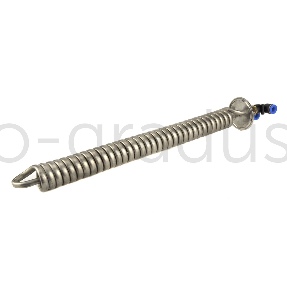 Холодильник Димрота на заглушке кламп 2 дюйма