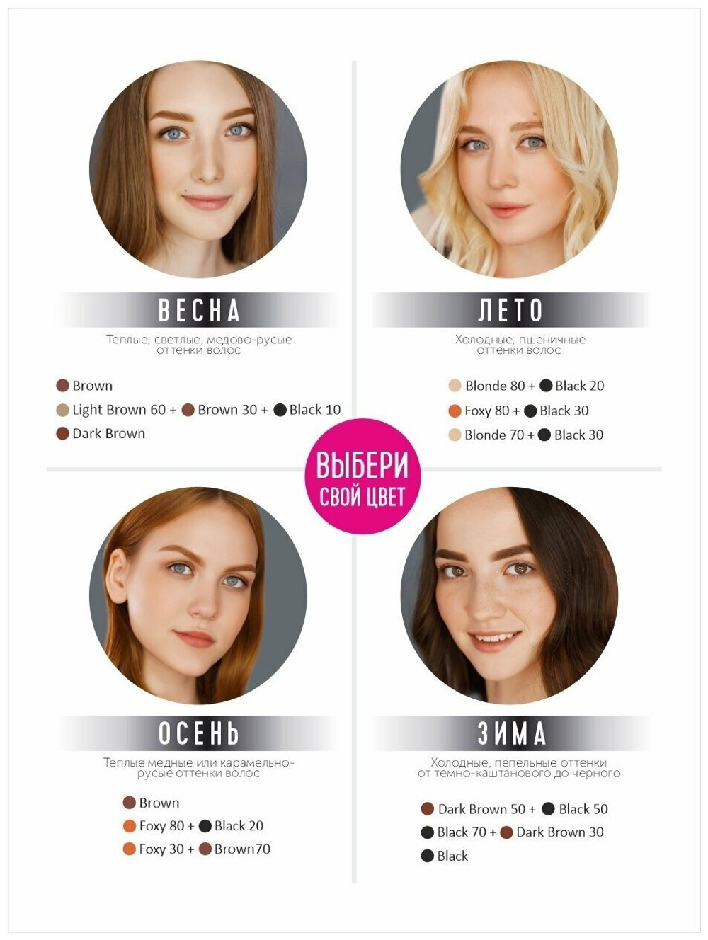 Хна для бровей (brown) в саше (коричневый), 5 гр