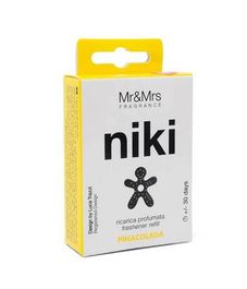 Сменный блок ароматизатора для автомобиля NIKI Пинаколада, Mr&Mrs Fragrance