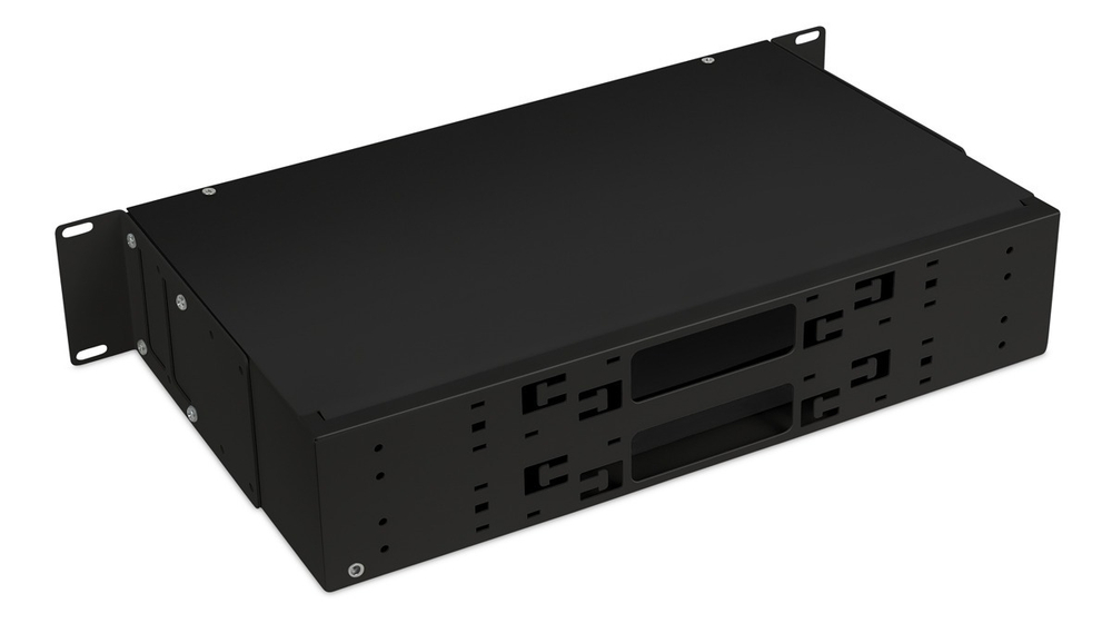 Кросс оптический стоечный  Cabeus FO-CS-19-6FP-BK