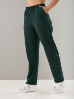 Костюм с брюками КБ-184/изумрудный-хризантемы