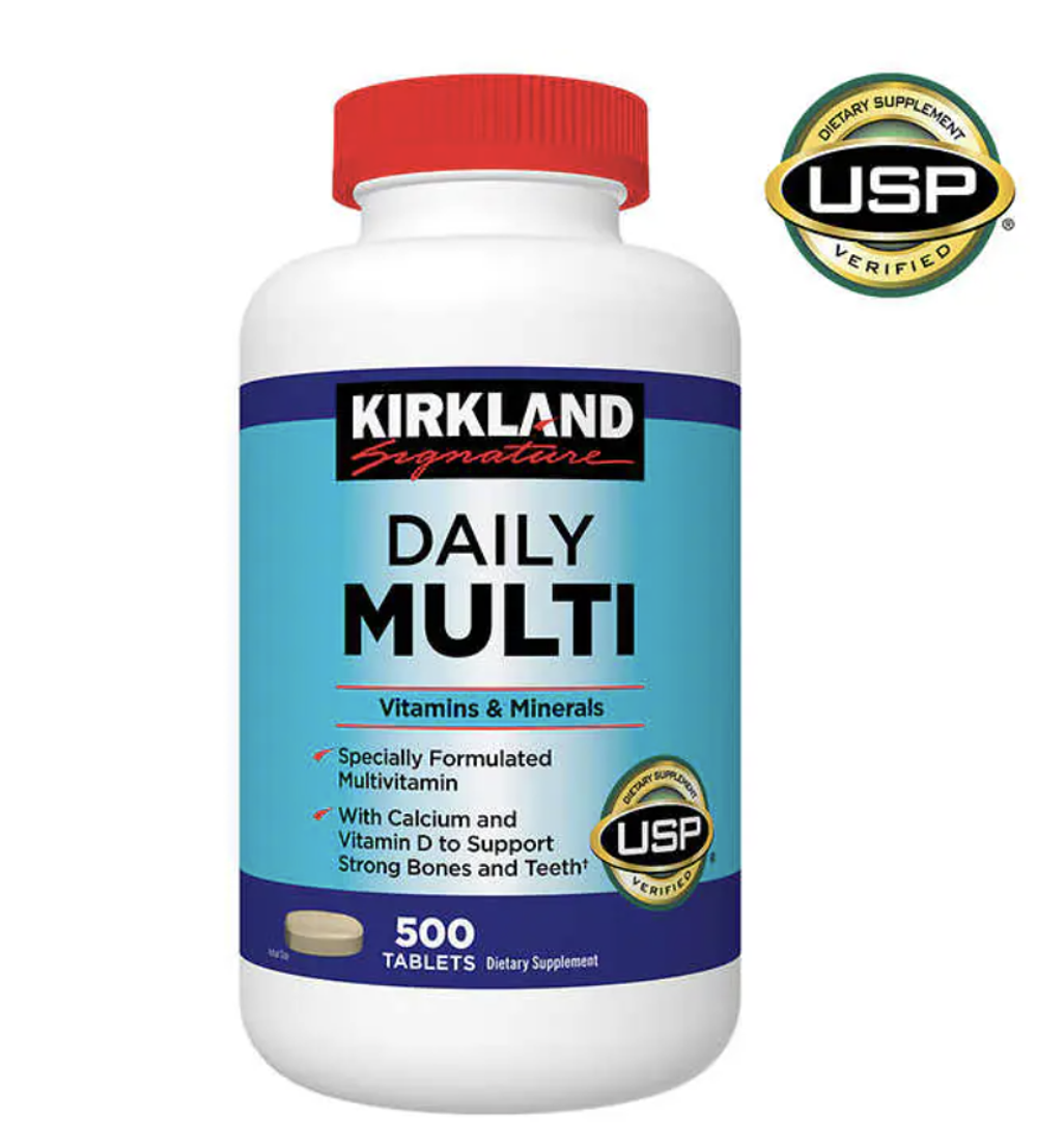 Kirkland Signature Daily Multi, 500 таблеток