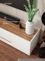 Тумба под телевизор напольная 180*45*40 белая Сити