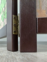 Ширма из массива дерева "Птички" 180см