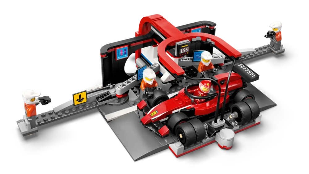 Конструктор LEGO City 60443 Пит-стоп Формулы-1 Ferrari с командой