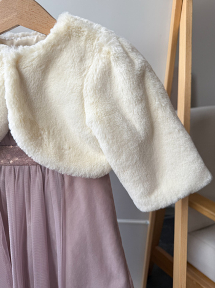 Платье с меховым кардиганом Monsoon, 86