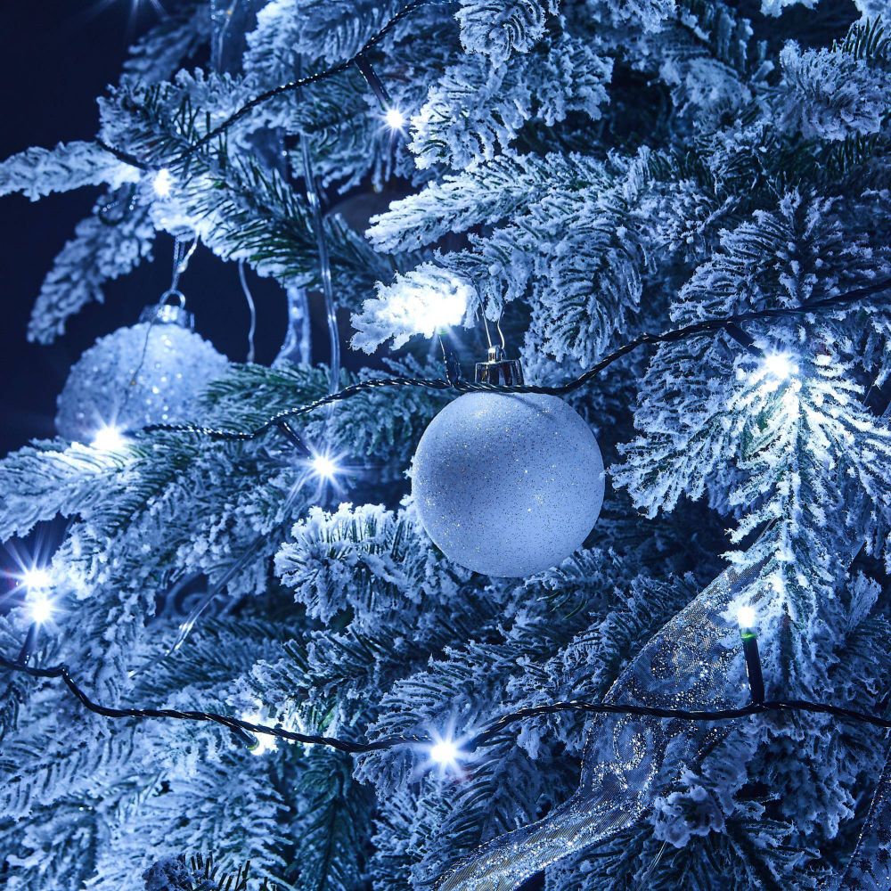 ULD-S0500-050-DGA WHITE IP20 Гирлянда светодиодная. 5м. 50 светодиодов. Белый свет. Провод зеленый. ТМ Uniel