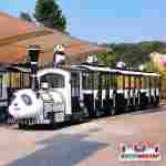 Детский безрельсовый аттракцион «В гостях у Панды», 3 вагона, 10 мест, с музыкой