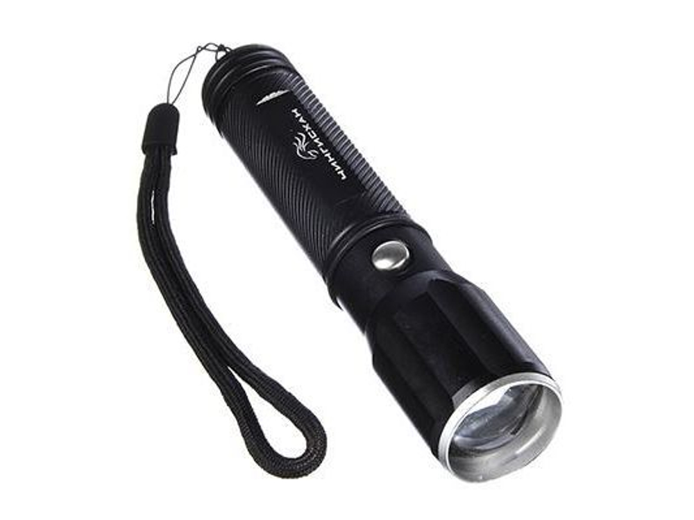 Фонарь металлический ЕРМАК XP-E LED 3хАА 15,5*3см пластик алюминий