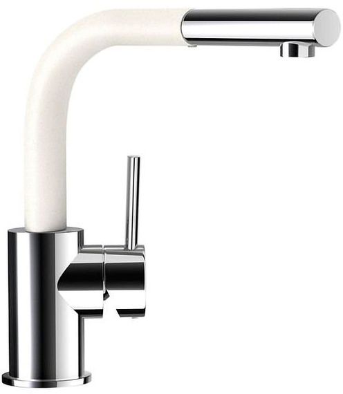 Смеситель Schock Nimbus-D , Cristadur, выдвижной излив хром/поларис