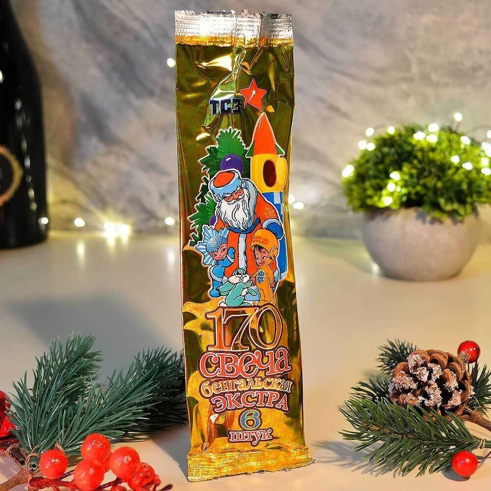 Бенгальские огни 6шт 170мм "Экстра"