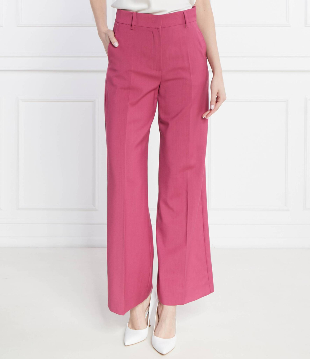 Хлопковые штаны Weekend MaxMara - фуксия(151310916)