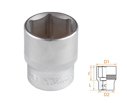 AFFIX (AF00040027) Головка торцевая стандартная шестигранная 1/2", 27 мм