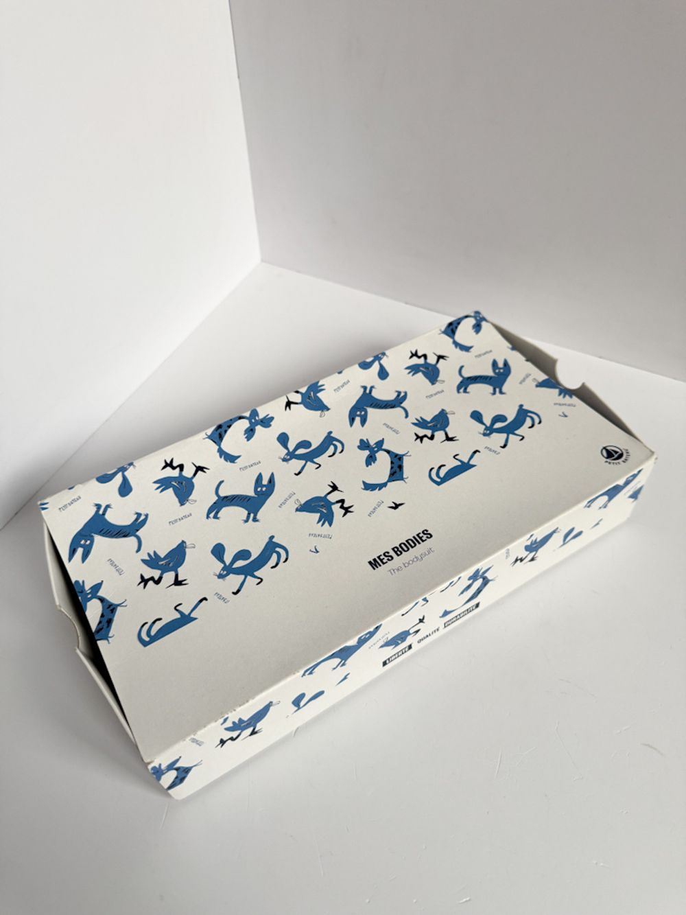 Новый набор из хлопковых боди Petit Bateau 4 шт., 86