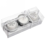 Свечи новогодние «Желание» 22x8.3x7 см, серебро