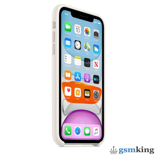 Apple Silicone Case iPhone 11 White (Белый)