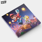Картина для интерьера Марио / Mario на холсте, Nintendo, холст с печатью на подрамнике, картина на стену, Постер Плакат