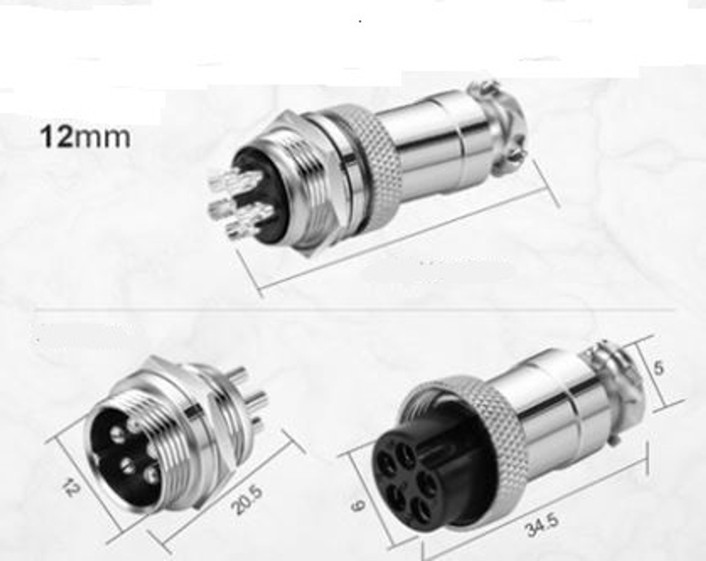 Разъем ET GX12-5 Kit