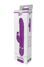 Фиолетовый вибратор-кролик FLORAL FANTASY с ушками - 22 см. (Цвет: фиолетовый)