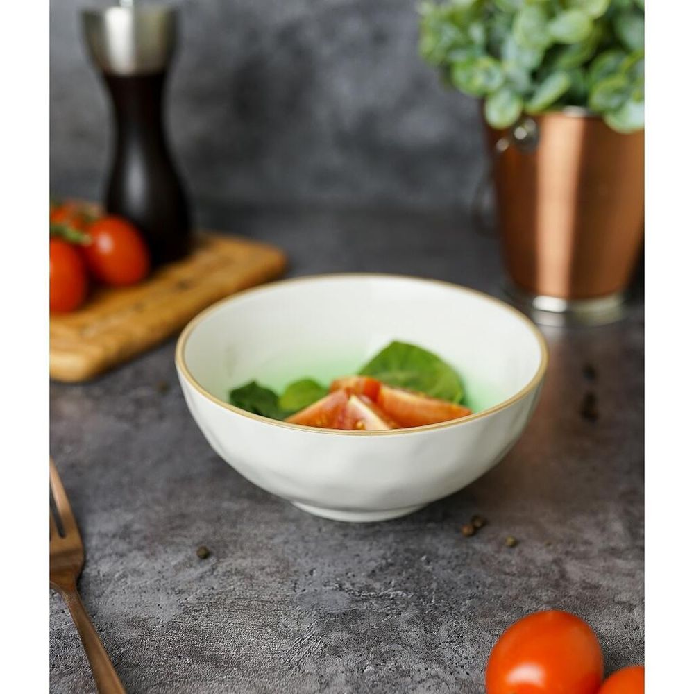 Салатник 510 мл d 15 см h6 см зеленый фарфор "The Sun Eco" P.L. Proff Cuisine [6]