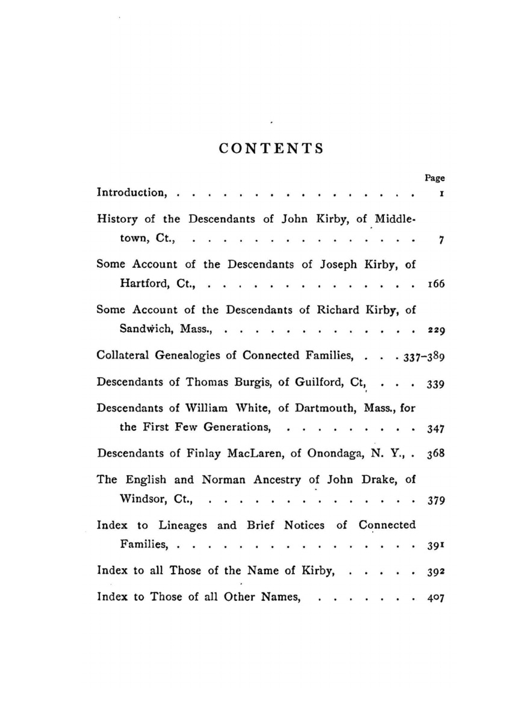 The Kirbys of New England | E. Melatiah