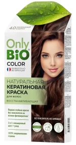 Крем-краска для волос ONLY BIO COLOR 4.0 Роскошный каштан