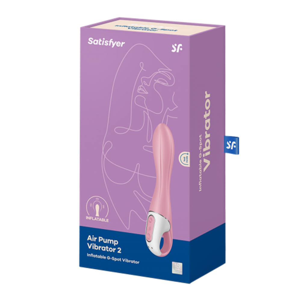 Вибратор Satisfyer Air pump 2 розовый