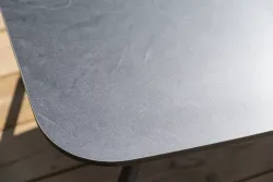 "Багамы" лаунж-зона 5-местная плетеная из роупа (веревки), каркас алюминиевый темно-серый, роуп серый