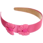 Ободок для волос детский «БАМБИ БУМ», бантики, цвет розовый, лавандовый и голубой, 3см