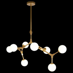 Люстра на штанге Loft it 10191/8 Gold