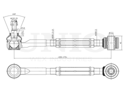 Рычаг подвески поперечный задний UNIO SSP-40121