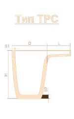 Тигель TPC 30 Lн=170