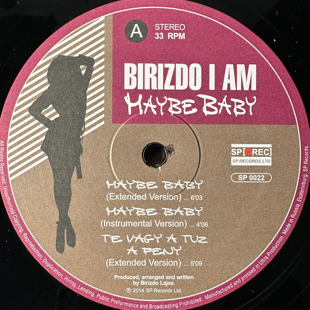 Birizdo I Am ‎– Maybe Baby (Россия 2014г.) EP