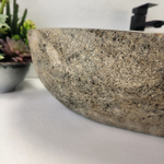 Раковина из речного камня RS-63640 (79*45*16) 0125
