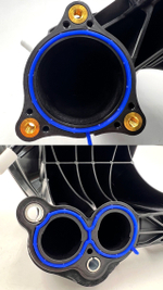 Прокладки силиконовые модуля впуска для лада Приора, Гранта 3 шт