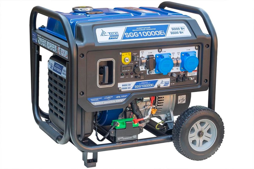 Бензогенератор инверторный ТСС SGG 10000Ei - [9 кВт / 220В]