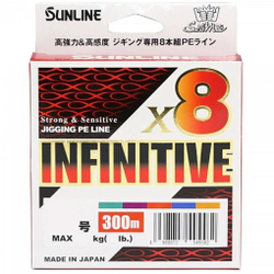 Шнур Sunline INFINITIVE (4braid) 200M (5C) #1.0/18lb