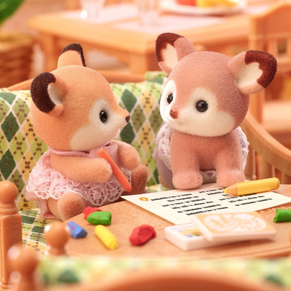 Epoch 5800 — Sylvanian Families «Близнецы благородных оленят» 5800 — фото 4