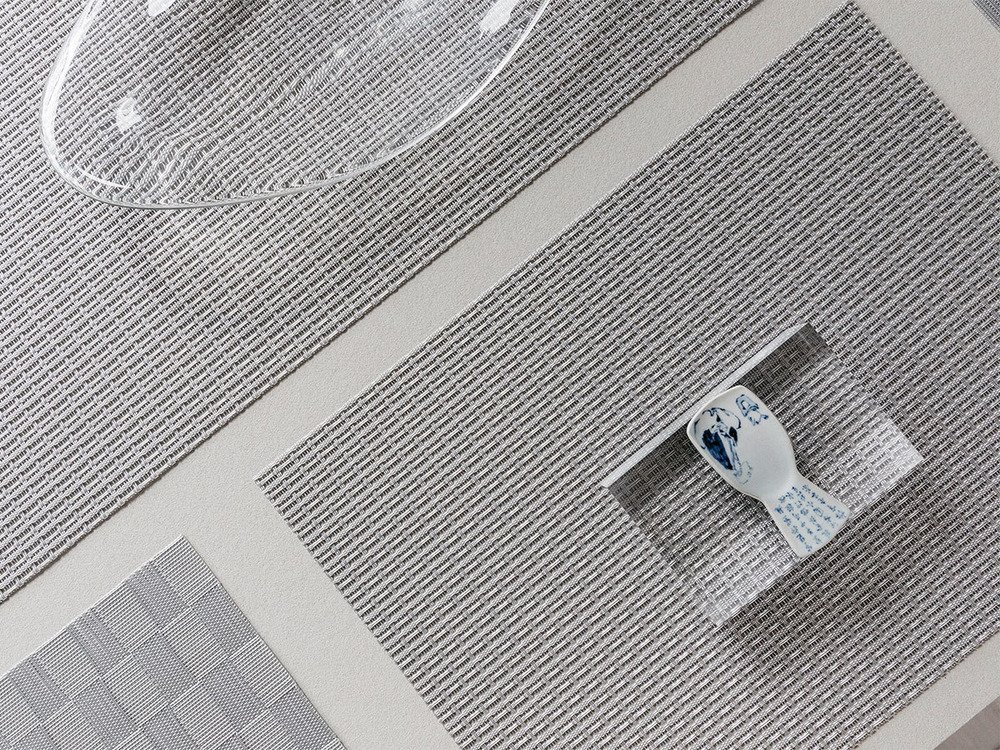 Салфетка подстановочная 36х48 Chilewiсh Trellis Silver 100550-001