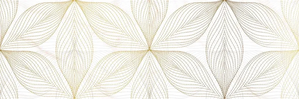 Декоративная плитка Alma Ceramica DWA11DEA014 Dea 200x600 бежевая глянцевая с орнаментом