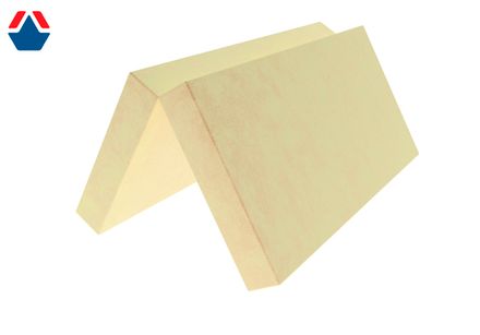 Мат спортивный складной 1000х1000х60 мм  2 сложения (вин.кожа) БЕЖЕВЫЙ