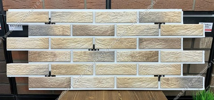 Клинкерная фасадная термопанель, плитка BestPoint Loft Brick Masala, ППС (пенополистирол), 1025x455 толщина 80 мм