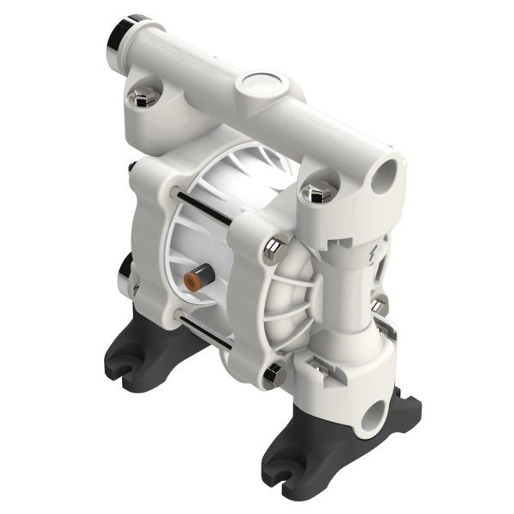 Пневматический насос мембранного типа, полипропиленовый, 1:1, 1/2", 30 л/мин., GARTEC (Италия)