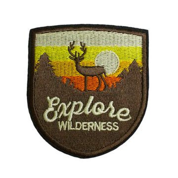 Нашивка на рюкзак и на одежду. Explore Wilderness
