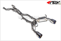Выхлопная система Infiniti FX35, QX70,FX37,FX50 - ARK GRiP True Dual Exhaust System - Burnt Tip