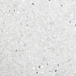 Японский бисер TOHO Demi 8/0 (№1), прозрачный глянцевый