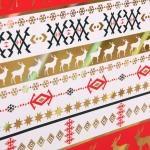 Пакет подарочный «Зимние узоры» 31*42*12 см, микс